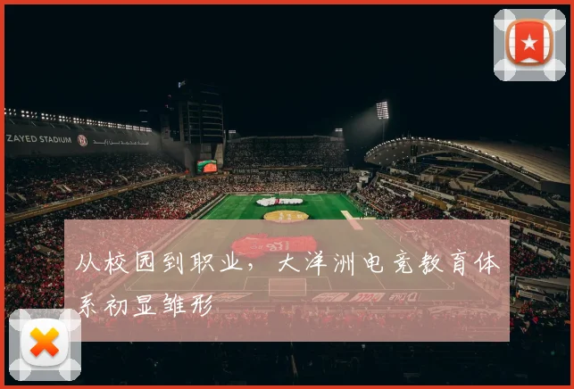 从校园到职业，大洋洲电竞教育体系初显雏形